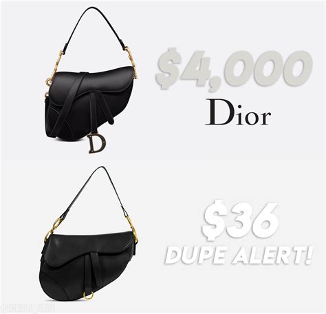 dior dupe saddle bag